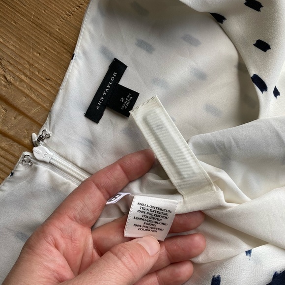 Ann Taylor Brushed Dash Shift Dress - Picture 6 of 6